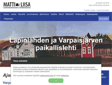 Tablet Screenshot of mattijaliisa.fi